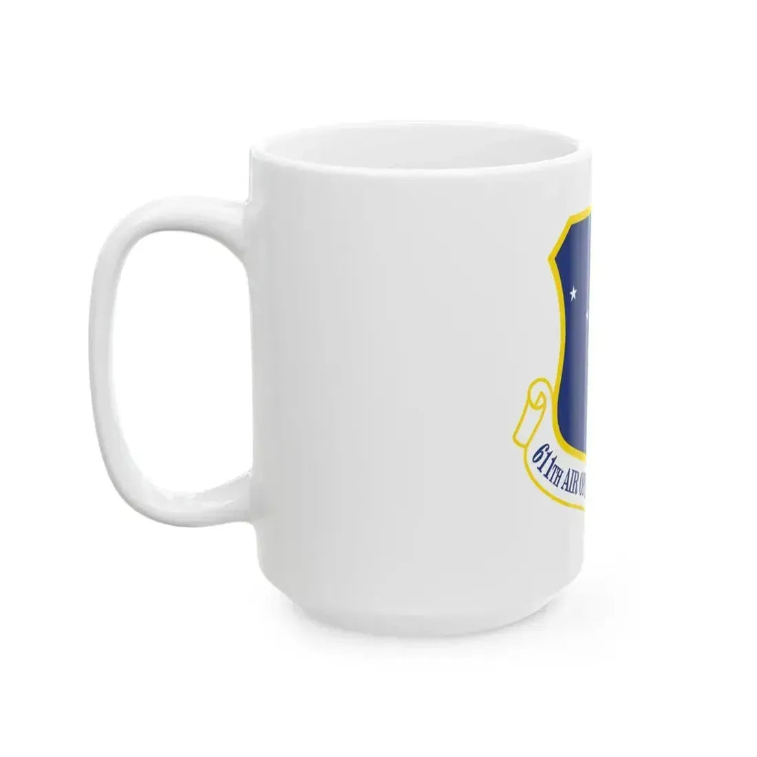 611th AOC (U.S. Air Force) White Coffee Mug - Go Mug Yourself