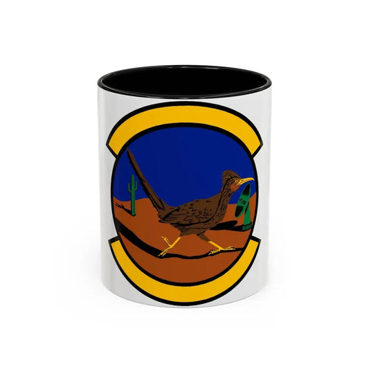 612 Air Communications Squadron ACC (U.S. Air Force) Accent Coffee Mug 11oz Black - Go Mug Yourself