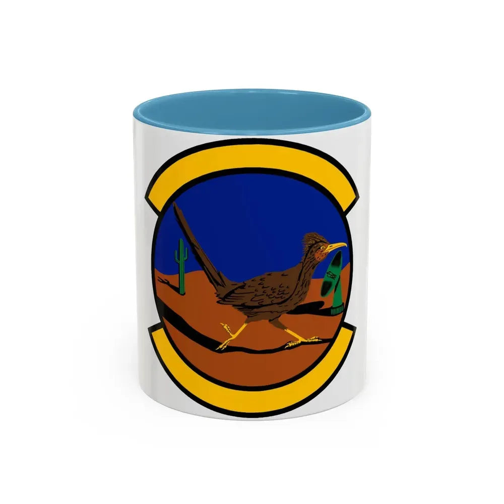612 Air Communications Squadron ACC (U.S. Air Force) Accent Coffee Mug 11oz Light Blue - Go Mug Yourself