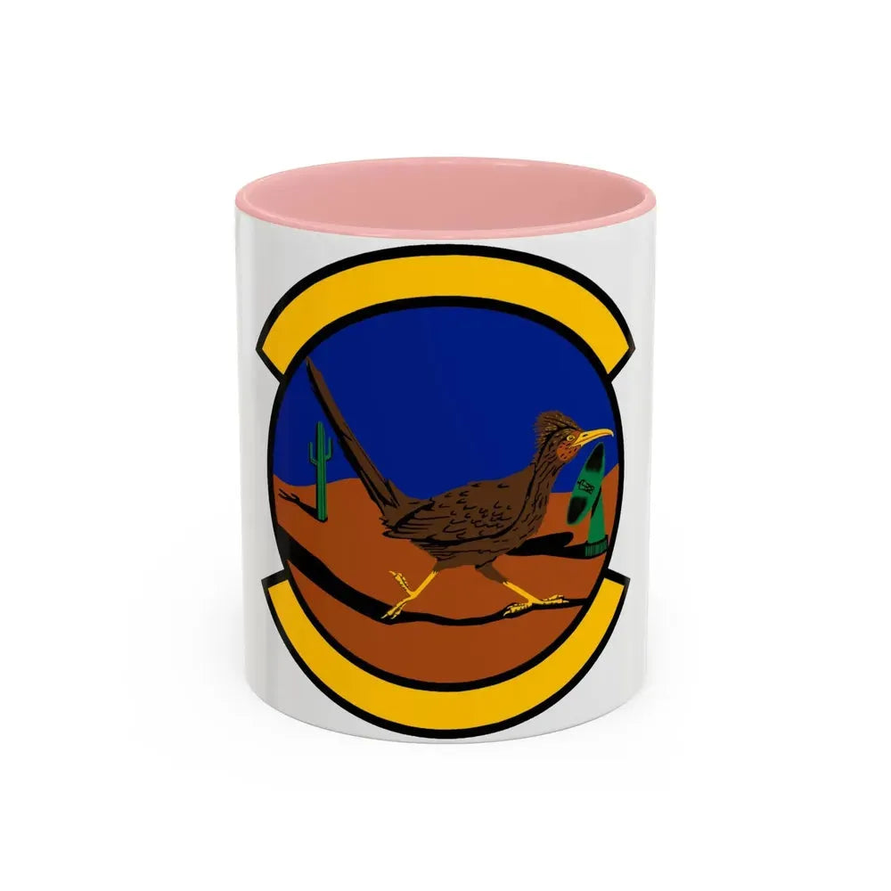 612 Air Communications Squadron ACC (U.S. Air Force) Accent Coffee Mug 11oz Pink - Go Mug Yourself