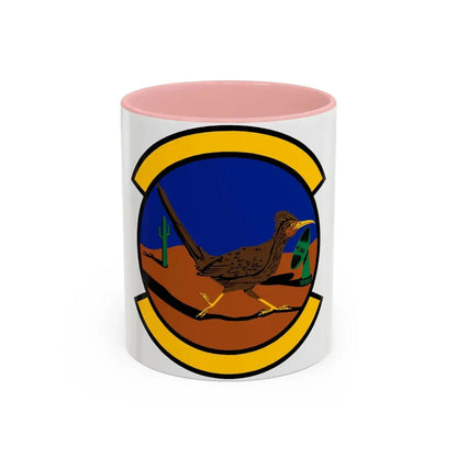 612 Air Communications Squadron ACC (U.S. Air Force) Accent Coffee Mug 11oz Pink - Go Mug Yourself