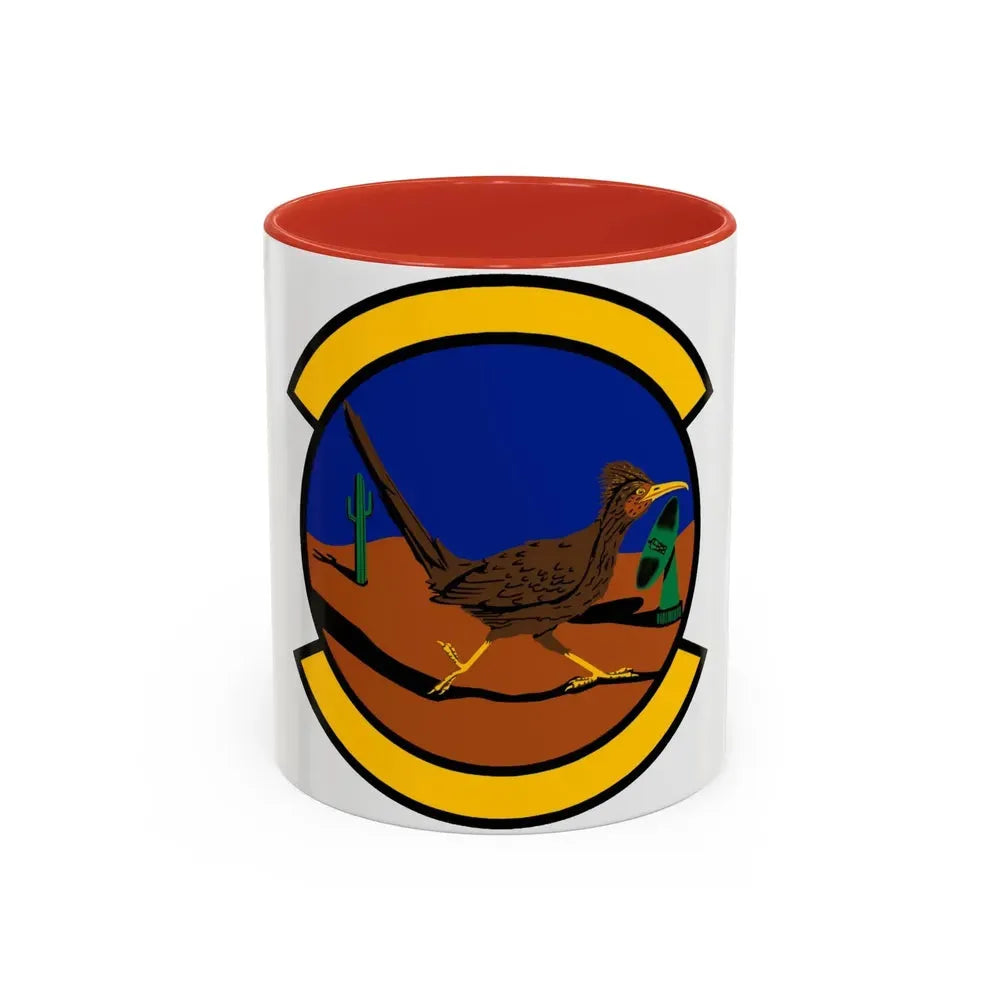 612 Air Communications Squadron ACC (U.S. Air Force) Accent Coffee Mug 11oz Red - Go Mug Yourself