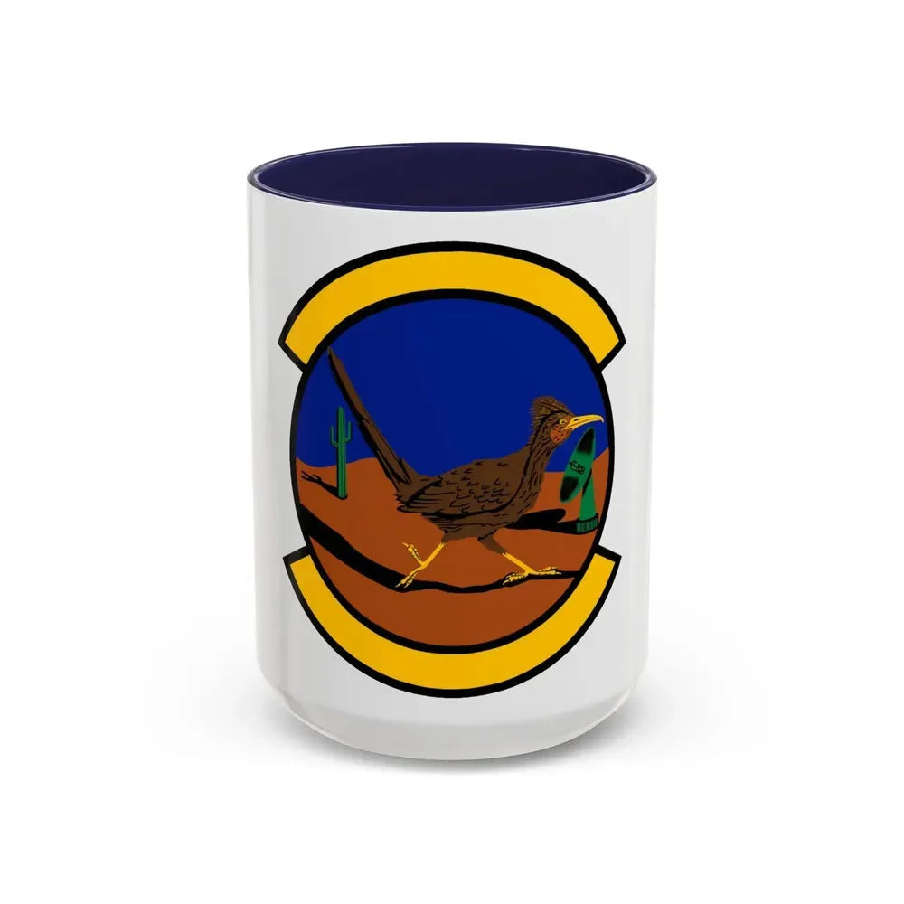 612 Air Communications Squadron ACC (U.S. Air Force) Accent Coffee Mug 15oz Navy - Go Mug Yourself