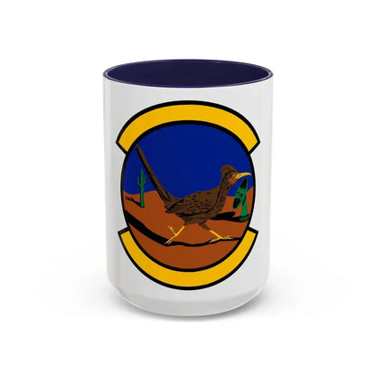612 Air Communications Squadron ACC (U.S. Air Force) Accent Coffee Mug 15oz Navy - Go Mug Yourself