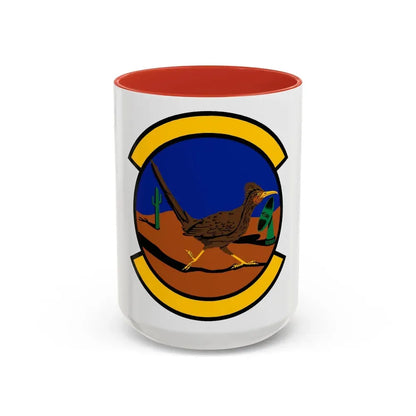 612 Air Communications Squadron ACC (U.S. Air Force) Accent Coffee Mug 15oz Red - Go Mug Yourself