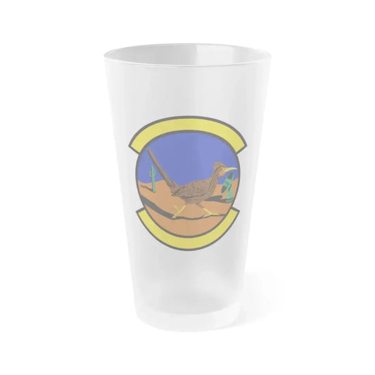 612 Air Communications Squadron ACC (U.S. Air Force) Frosted Pint Glass 16oz Default Title - Go Mug Yourself
