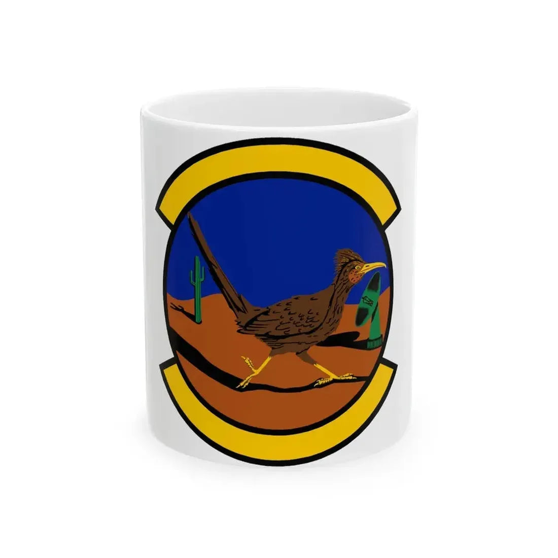 612 Air Communications Squadron ACC (U.S. Air Force) White Coffee Mug - Go Mug Yourself