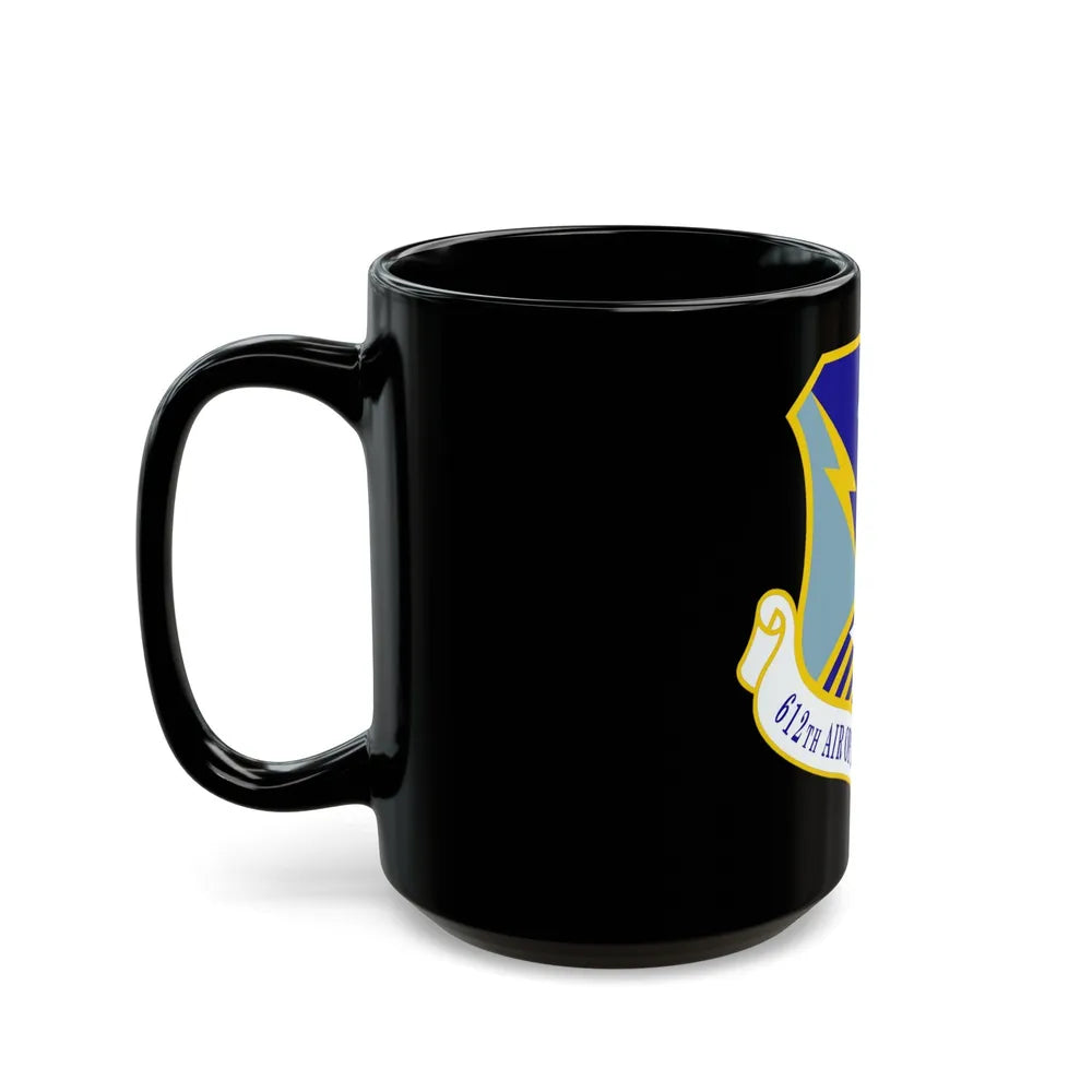 612 Air Operations Center ACC (U.S. Air Force) Black Coffee Mug-Go Mug Yourself