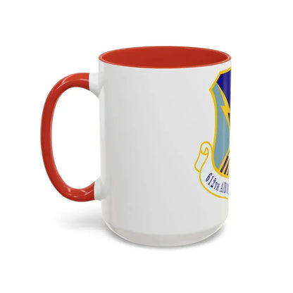 612 Air Operations Center ACC (U.S. Air Force) Accent Coffee Mug - Go Mug Yourself