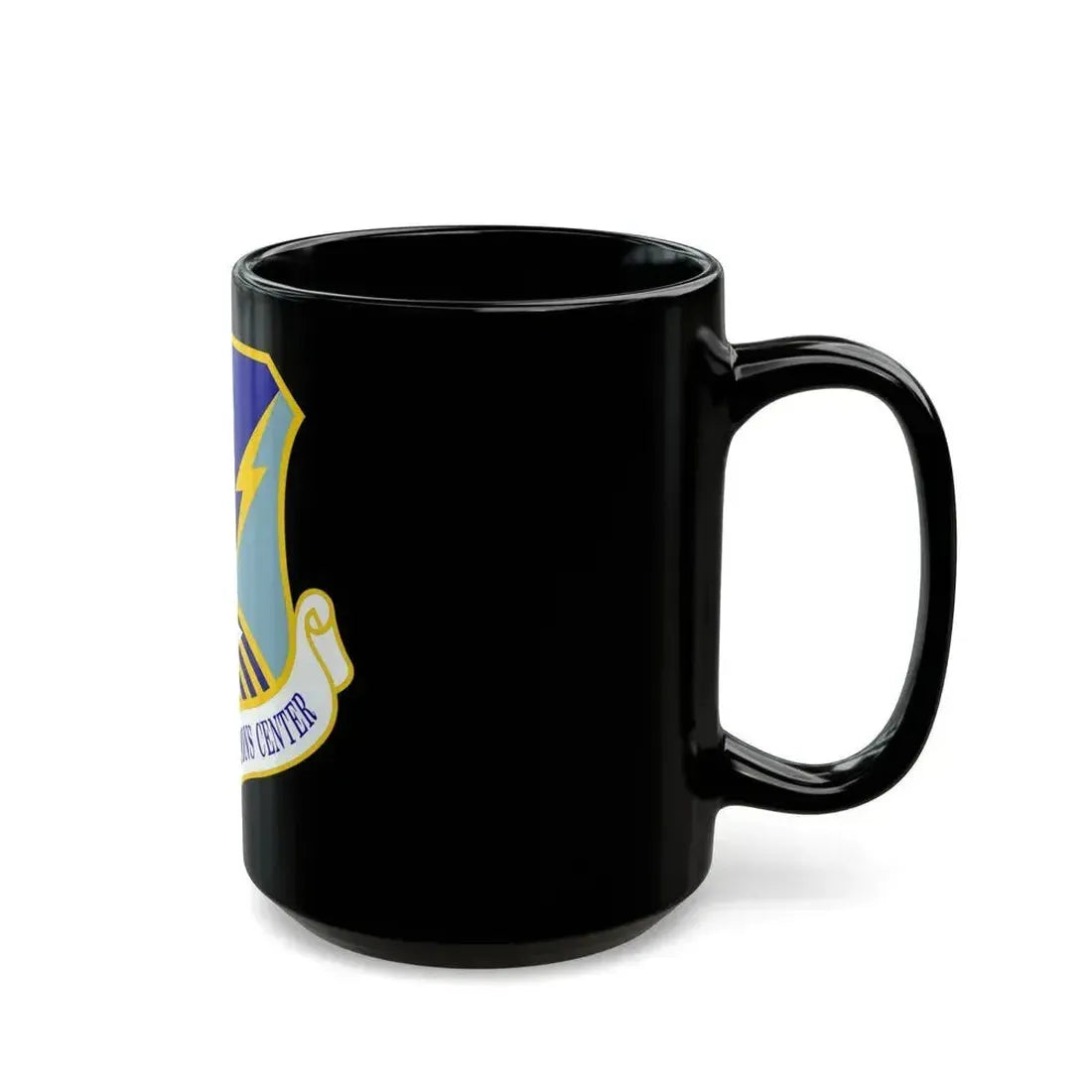612 Air Operations Center ACC (U.S. Air Force) Black Coffee Mug - Go Mug Yourself