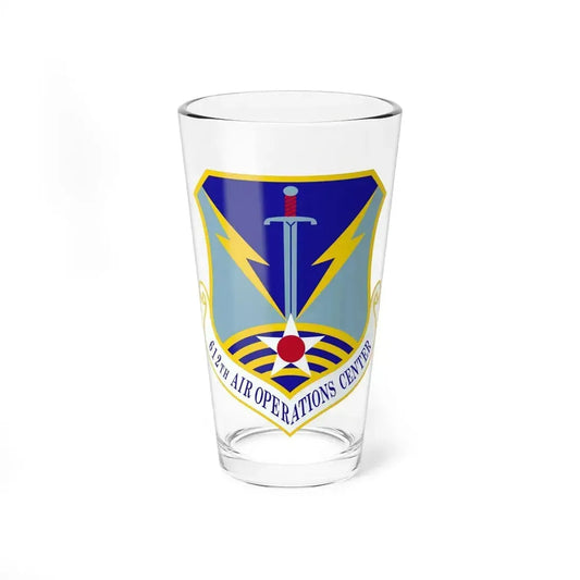 612 Air Operations Center ACC (U.S. Air Force) Pint Glass 16oz 16oz - Go Mug Yourself