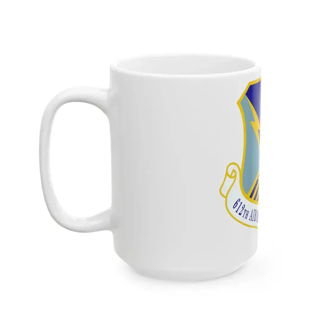 612 Air Operations Center ACC (U.S. Air Force) White Coffee Mug - Go Mug Yourself