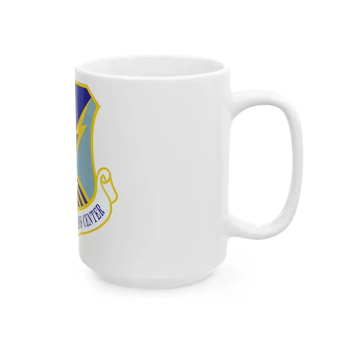 612 Air Operations Center ACC (U.S. Air Force) White Coffee Mug - Go Mug Yourself