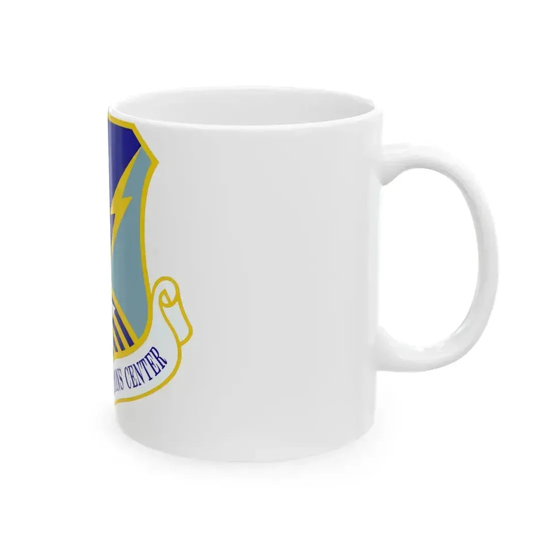 612 Air Operations Center ACC (U.S. Air Force) White Coffee Mug - Go Mug Yourself