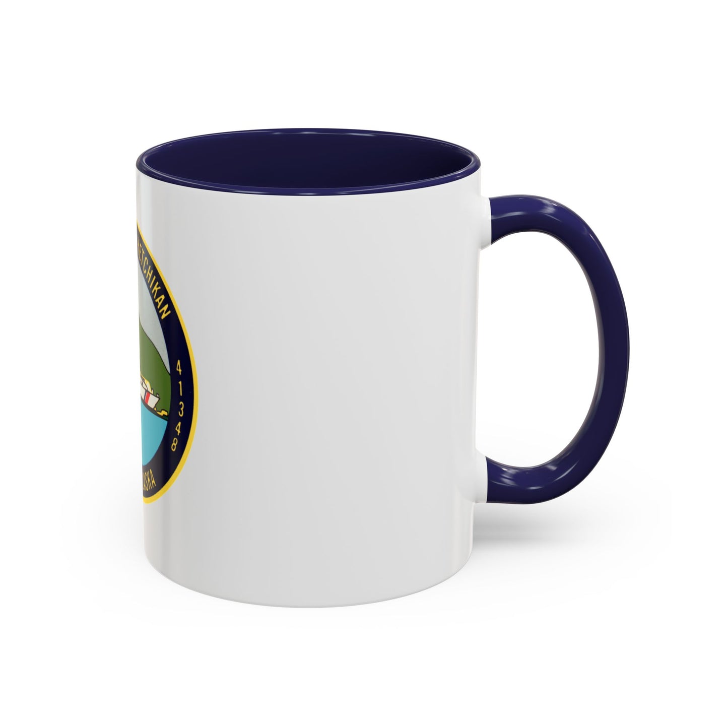 USCG Station Ketchikan 17th Dist (U.S. Coast Guard) Accent Coffee Mug