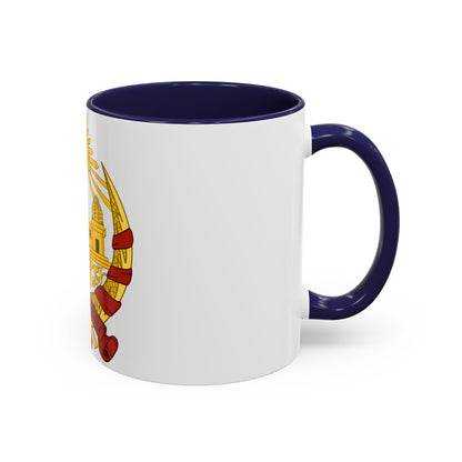 Coat of arms of the Khmer Republic - Accent Coffee Mug