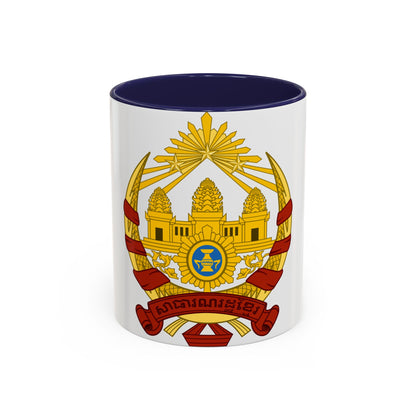 Coat of arms of the Khmer Republic - Accent Coffee Mug