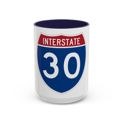 Interstate 30 (U.S. Highways) Accent Coffee Mug