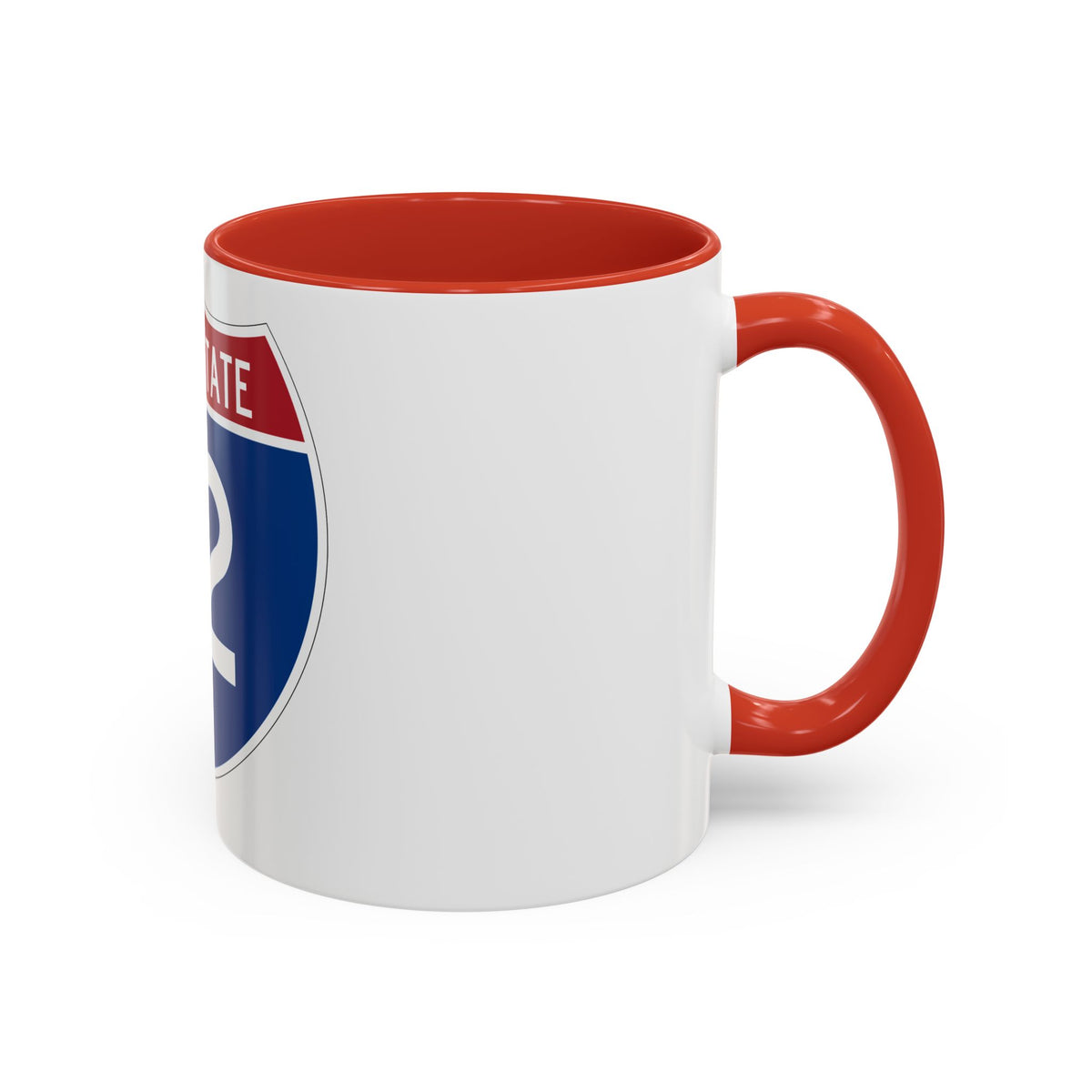 Interstate 12 (U.S. Highways) Accent Coffee Mug