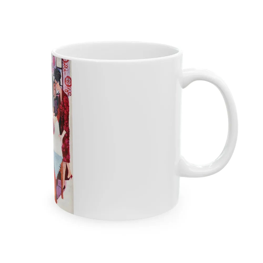 Dusty Valentine by Cathleen Rogers, Homes & Gardens, 1966 - White Coffee Mug-Go Mug Yourself