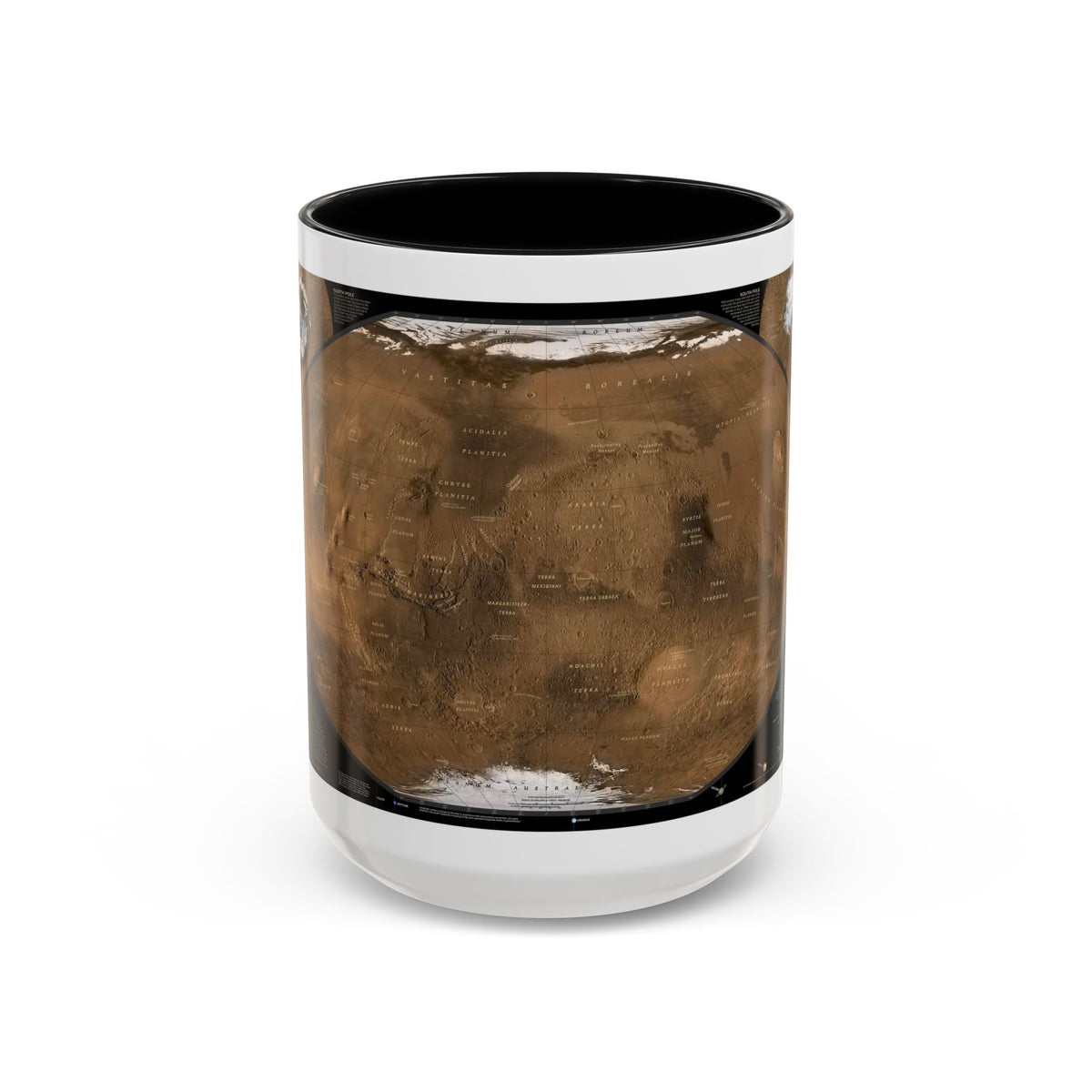 Space - MARS (2001) (Map) Accent Coffee Mug
