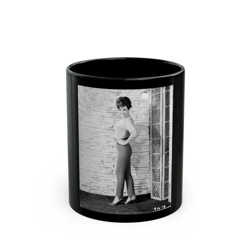 Gila Golan #122 (Vintage Female Icon) Black Coffee Mug-11oz-Go Mug Yourself