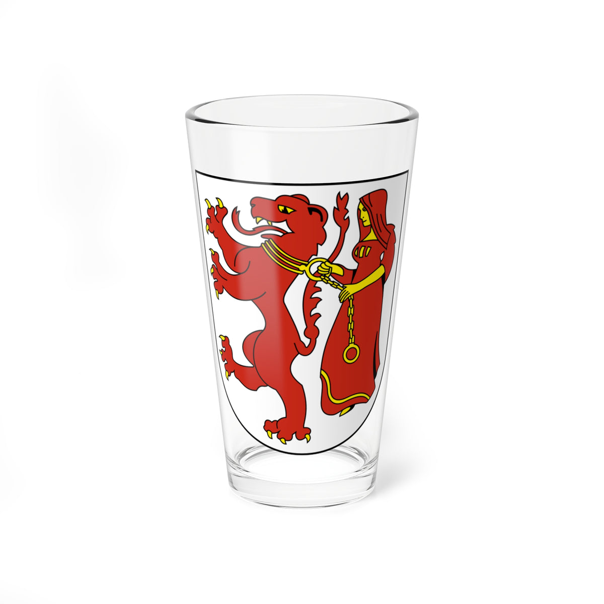 Frauenfeld-blazon (Switzerland) (Coat of Arms) Pint Glass 16oz