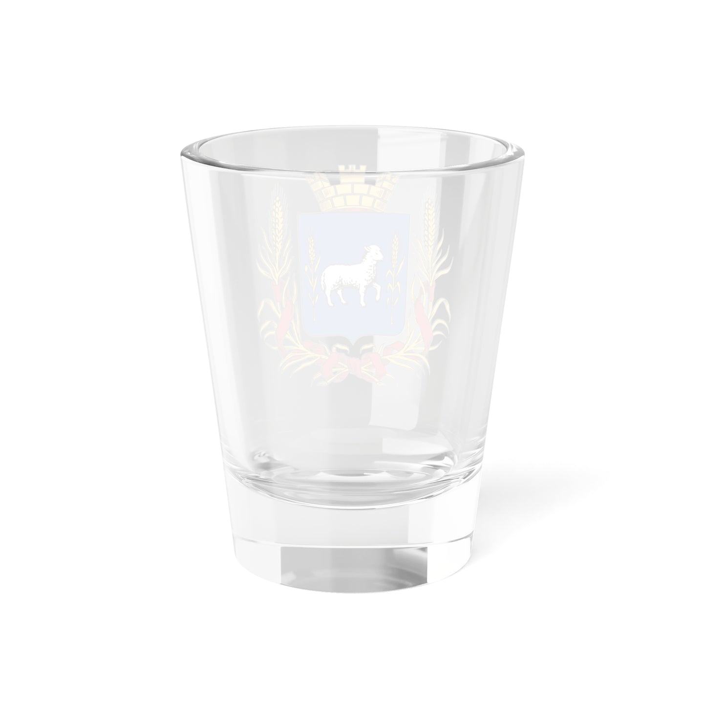Coat of arms of Kalisz 1873 (Russia) (Coat of Arms) Shot Glass 1.5oz