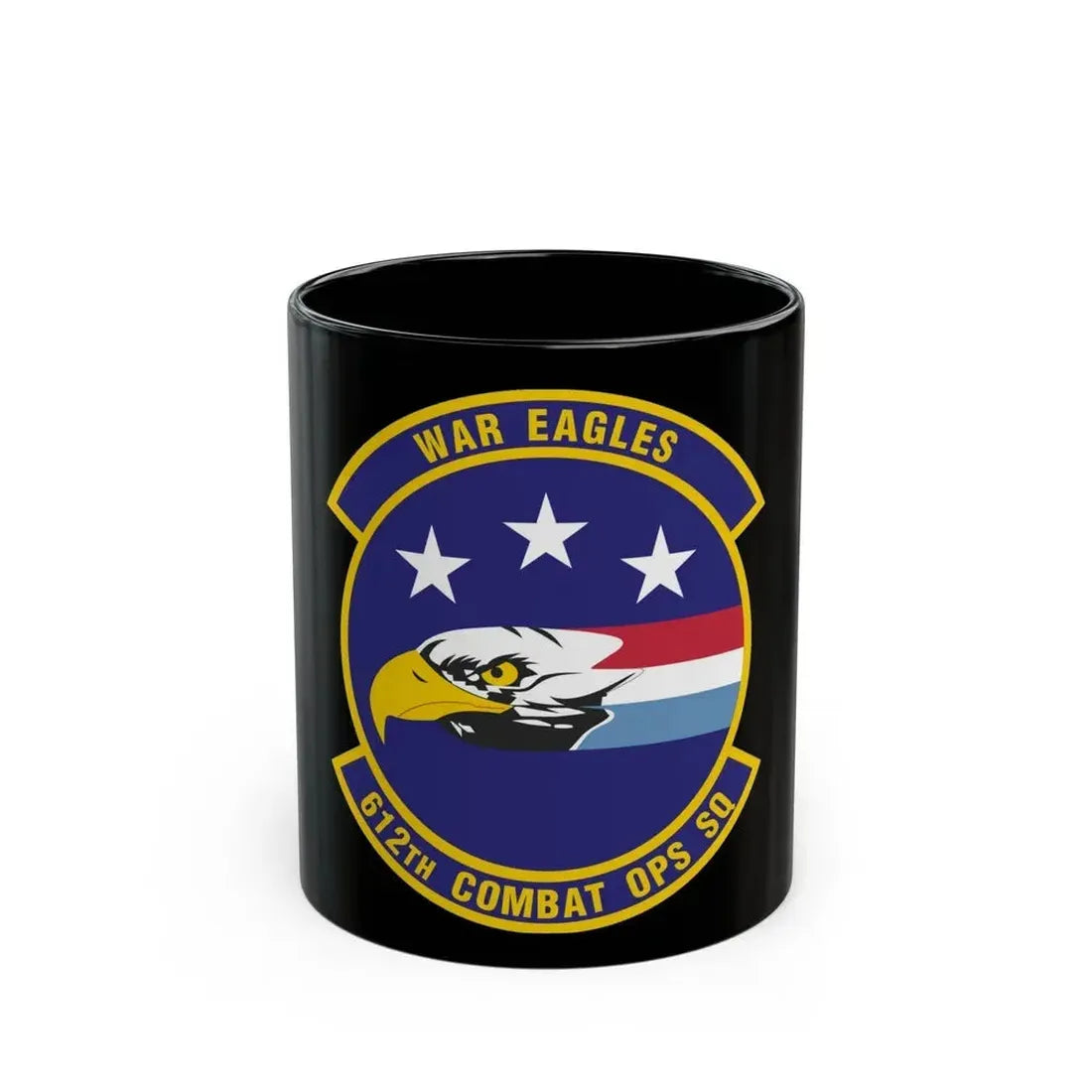 612th Combat Operations Squadron (U.S. Air Force) Black Coffee Mug 11oz - Go Mug Yourself