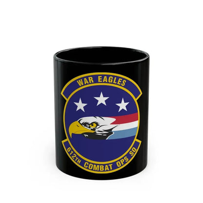 612th Combat Operations Squadron (U.S. Air Force) Black Coffee Mug 11oz - Go Mug Yourself