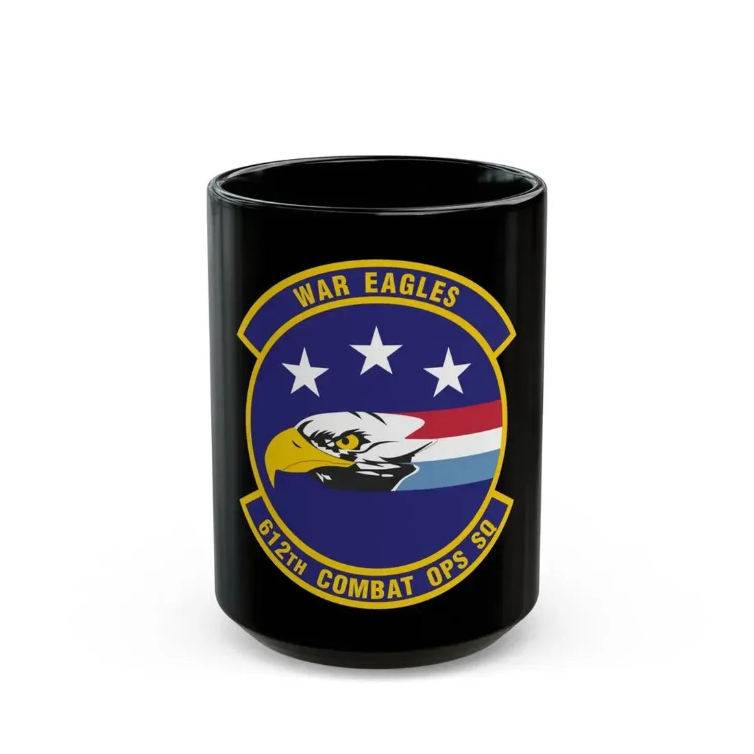 612th Combat Operations Squadron (U.S. Air Force) Black Coffee Mug 15oz - Go Mug Yourself