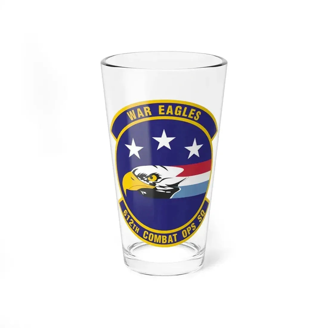 612th Combat Operations Squadron (U.S. Air Force) Pint Glass 16oz 16oz - Go Mug Yourself