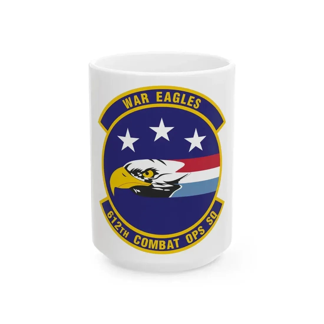 612th Combat Operations Squadron (U.S. Air Force) White Coffee Mug 15oz - Go Mug Yourself