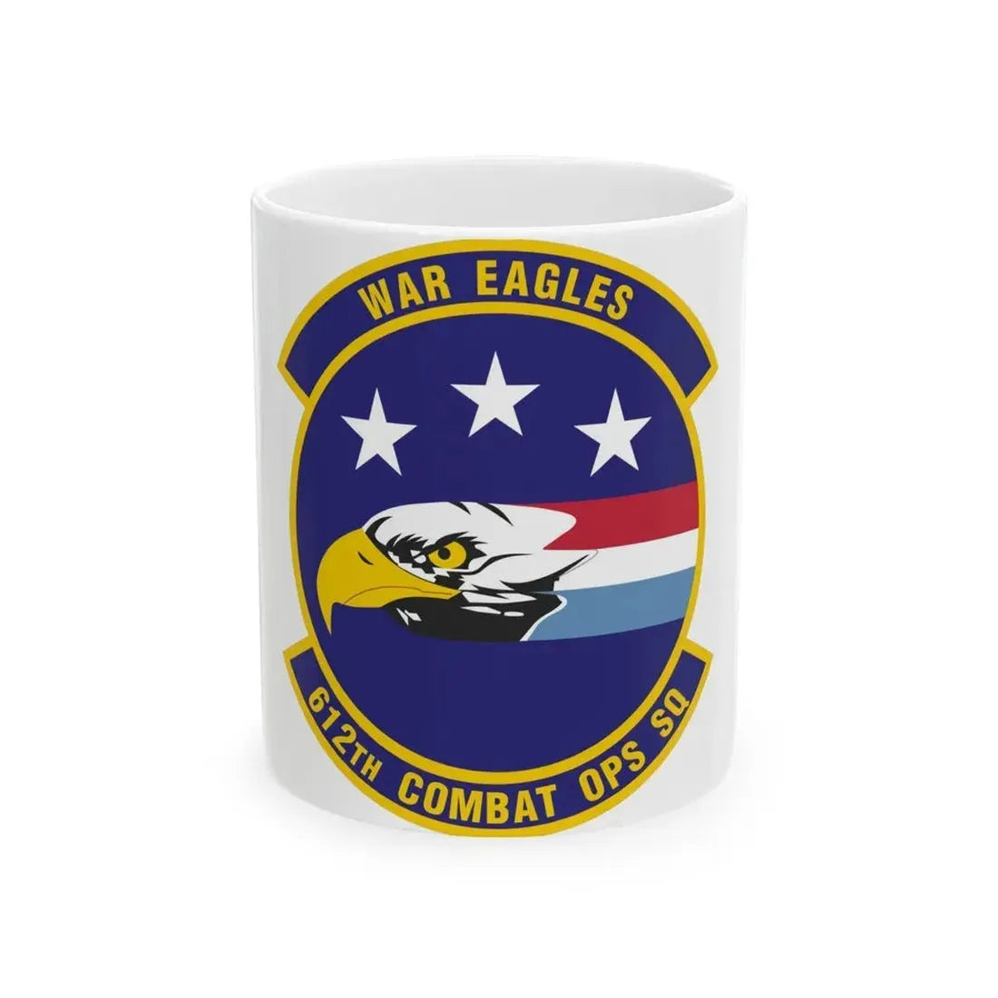 612th Combat Operations Squadron (U.S. Air Force) White Coffee Mug - Go Mug Yourself