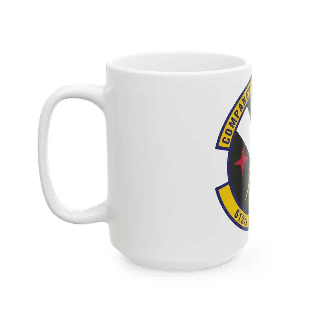 612th Support Squadron (U.S. Air Force) White Coffee Mug - Go Mug Yourself