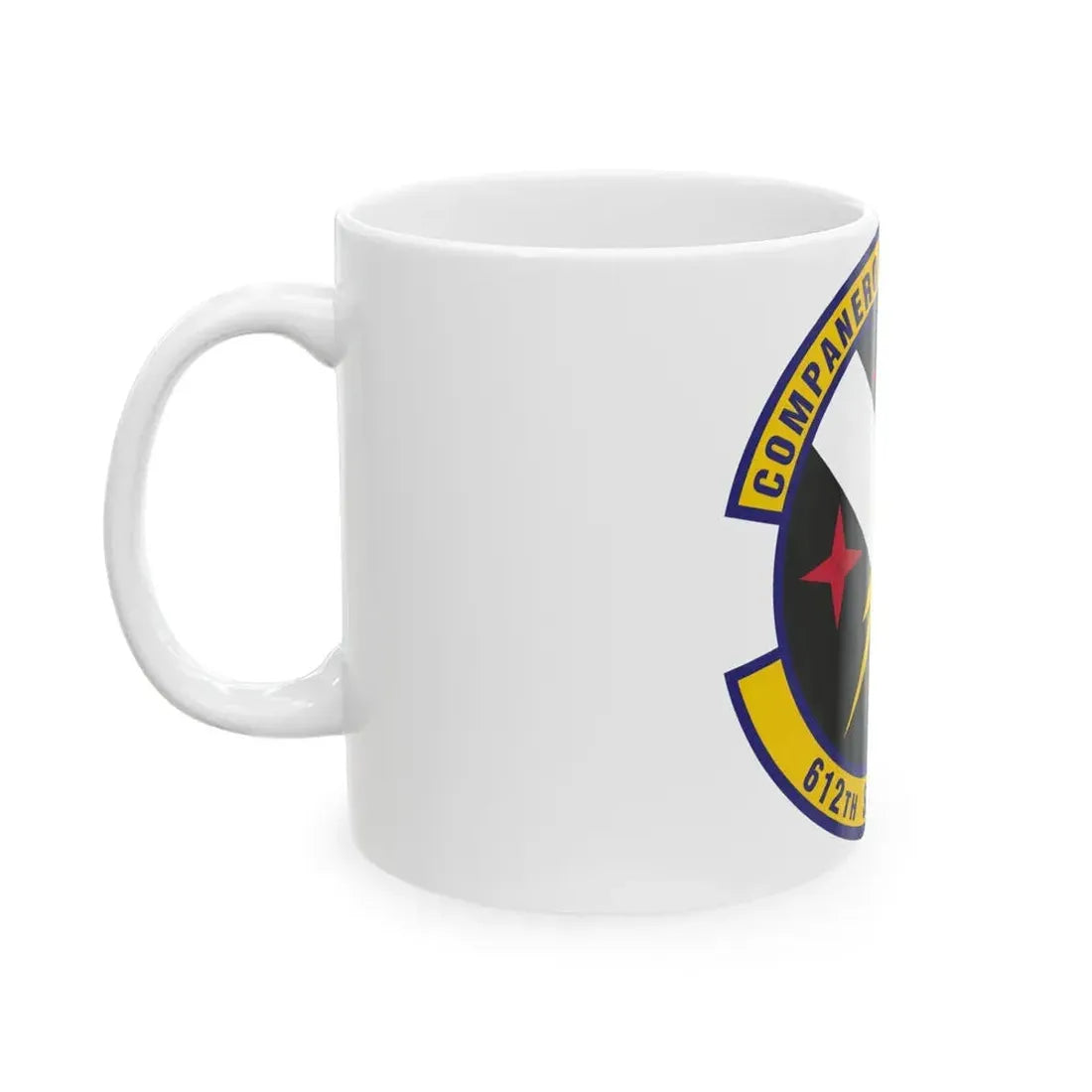 612th Support Squadron (U.S. Air Force) White Coffee Mug - Go Mug Yourself