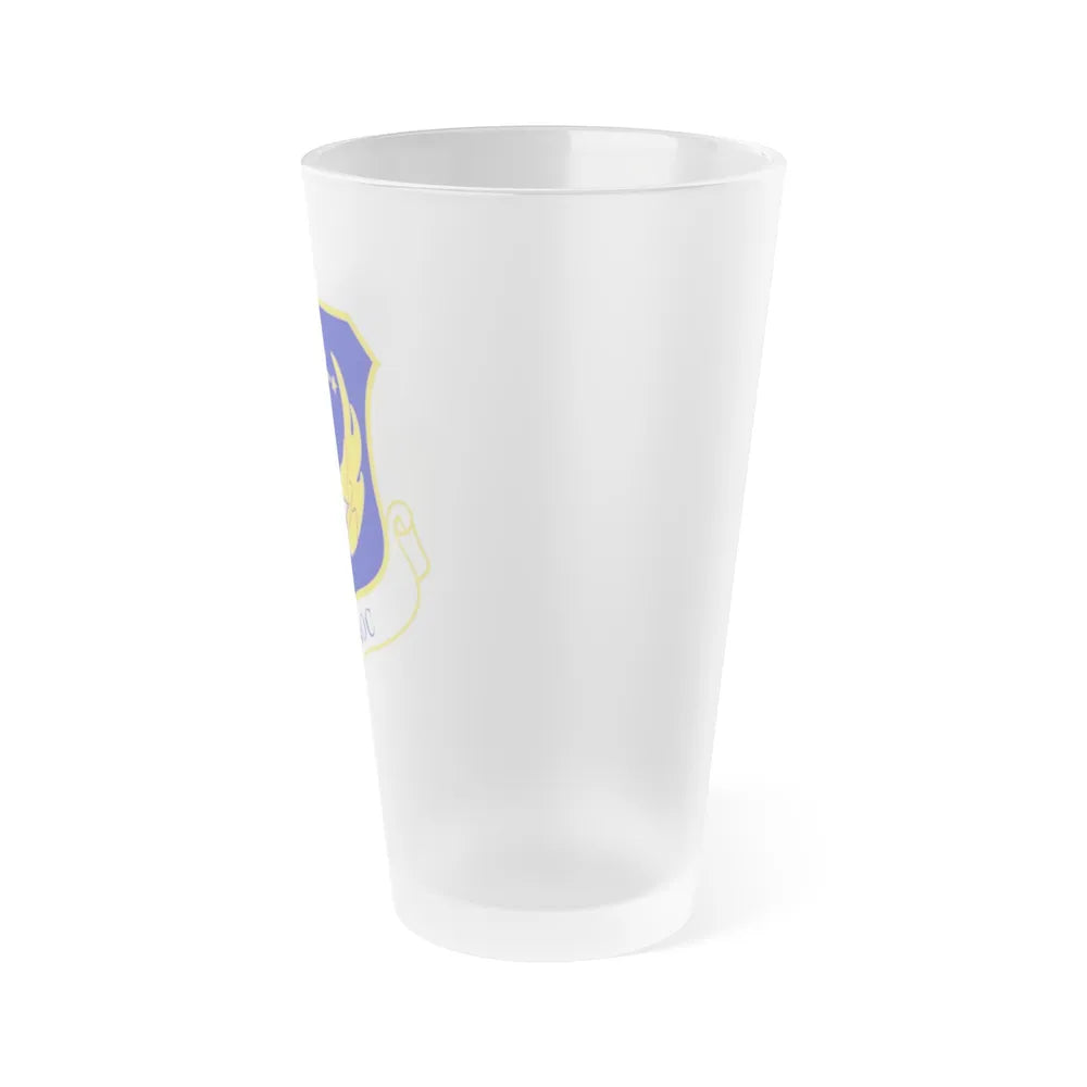 613 Air Operations Center PACAF (U.S. Air Force) Frosted Pint Glass 16oz-Go Mug Yourself