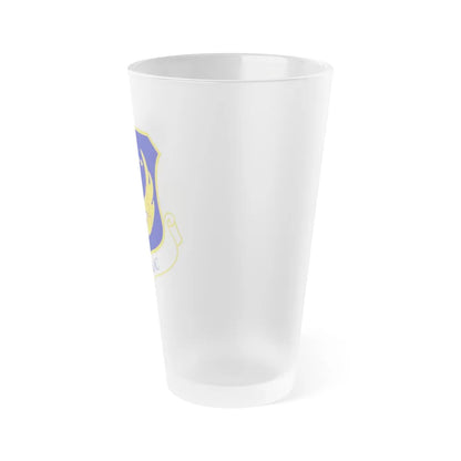 613 Air Operations Center PACAF (U.S. Air Force) Frosted Pint Glass 16oz-Go Mug Yourself