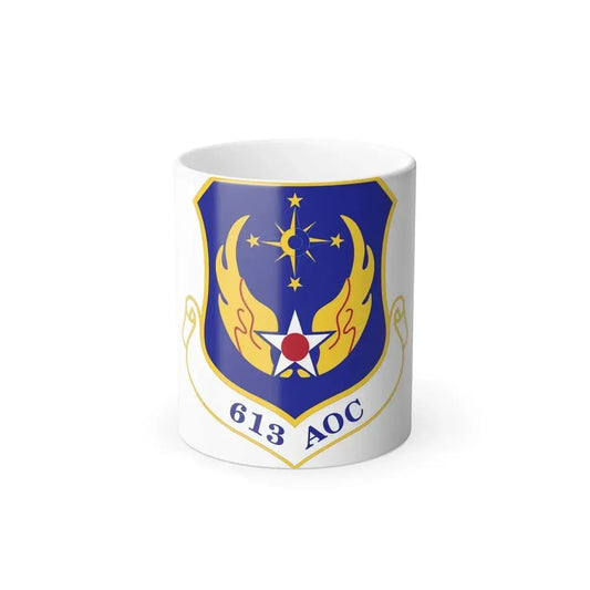 613 Air Operations Center PACAF (U.S. Air Force) Color Changing Mug 11oz - Go Mug Yourself