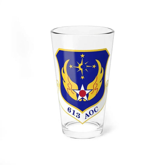 613 Air Operations Center PACAF (U.S. Air Force) Pint Glass 16oz 16oz - Go Mug Yourself