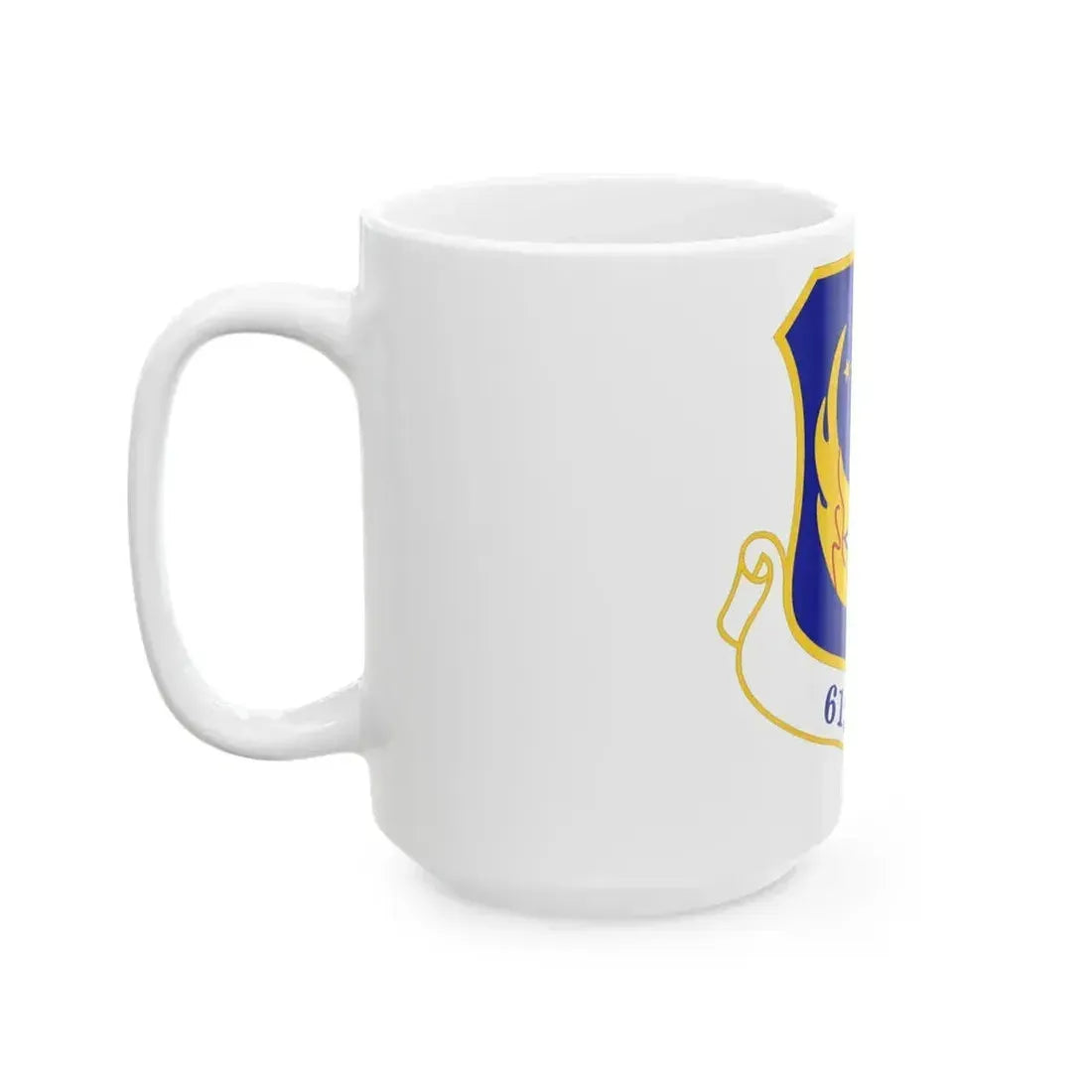 613 Air Operations Center PACAF (U.S. Air Force) White Coffee Mug - Go Mug Yourself