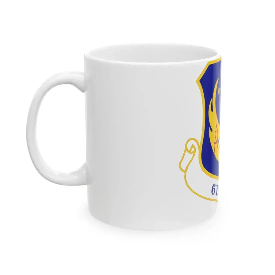 613 Air Operations Center PACAF (U.S. Air Force) White Coffee Mug - Go Mug Yourself