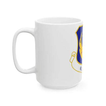 613 Air Operations Center PACAF (U.S. Air Force) White Coffee Mug - Go Mug Yourself
