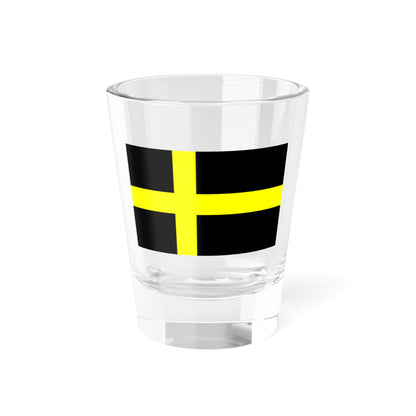 Flag of Harjedalen (Sweden) Shot Glass 1.5oz