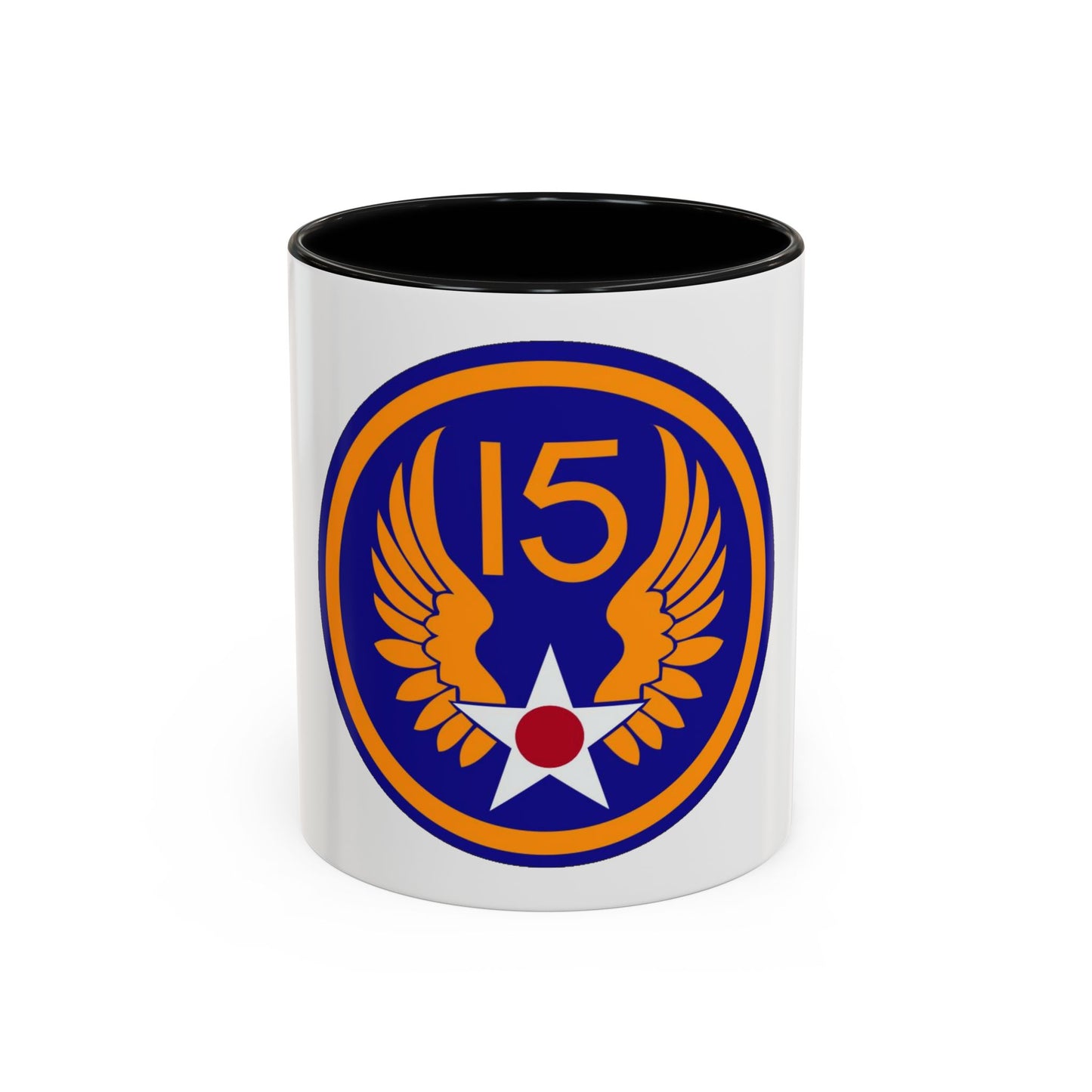 15 Air Force (U.S. Army) Accent Coffee Mug