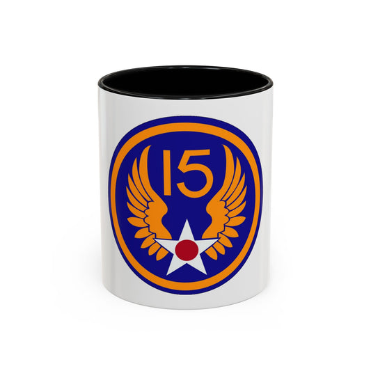 15 Air Force (U.S. Army) Accent Coffee Mug