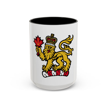 Canadian Crest - Accent Coffee Mug