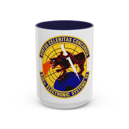 638th Electronic Systems Squadron (U.S. Air Force) Accent Coffee Mug