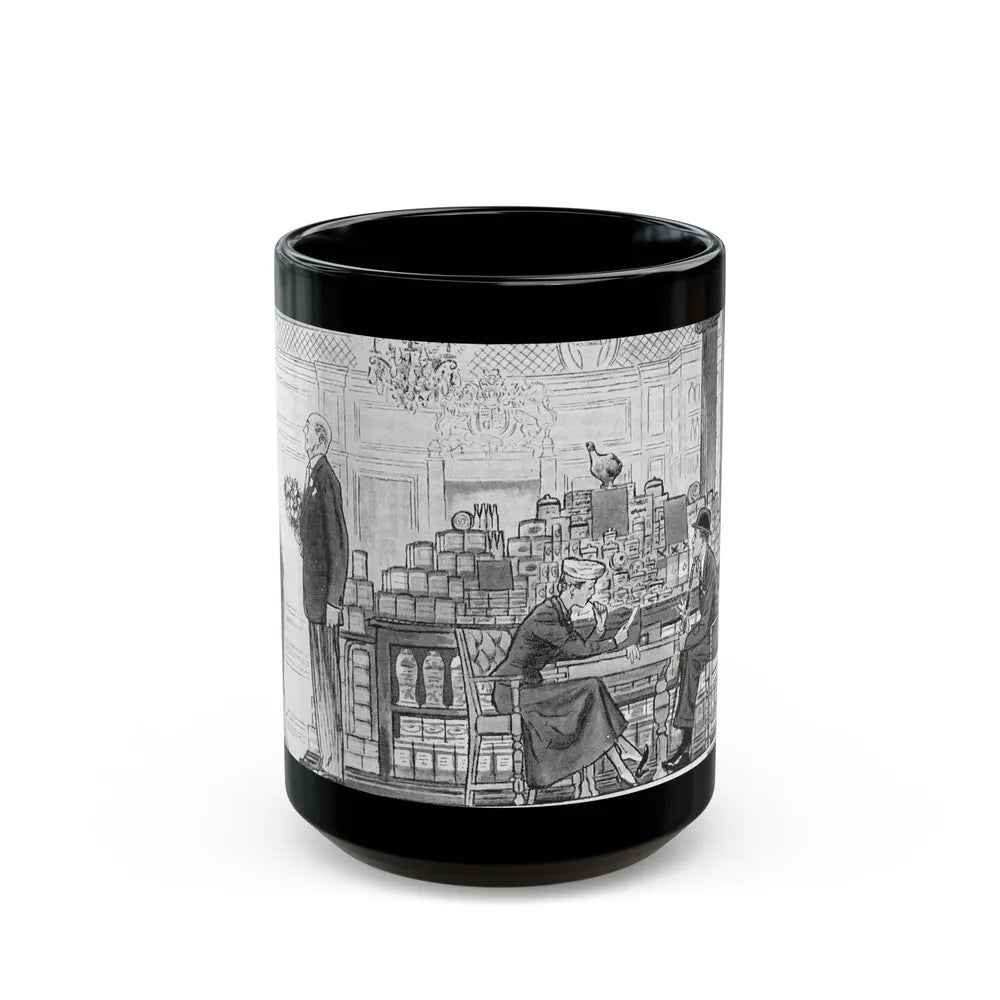 Fancy Town (2) - Black Coffee Mug-15oz-Go Mug Yourself