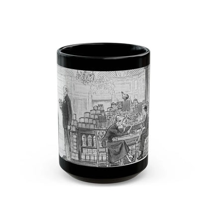 Fancy Town (2) - Black Coffee Mug-15oz-Go Mug Yourself